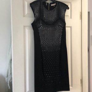 Rebecca Taylor size 4 studded black dress